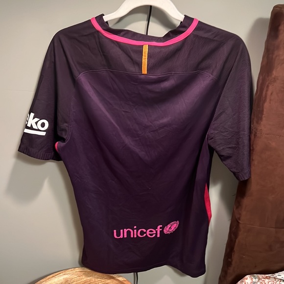 FC Barçelona Dark Purple/Pink Nike Jersey - Picture 2 of 2